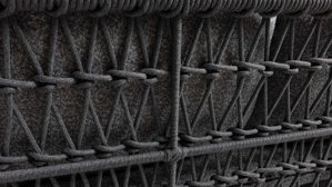 Gartenmöbel-Set Interliving aus Kunstfaser in Grau Interliving Gartenmöbel Serie 7013 - Loungemöbel-Set grauer Olefin-Teddybezug, Rope & Aluminium - dreiteilig