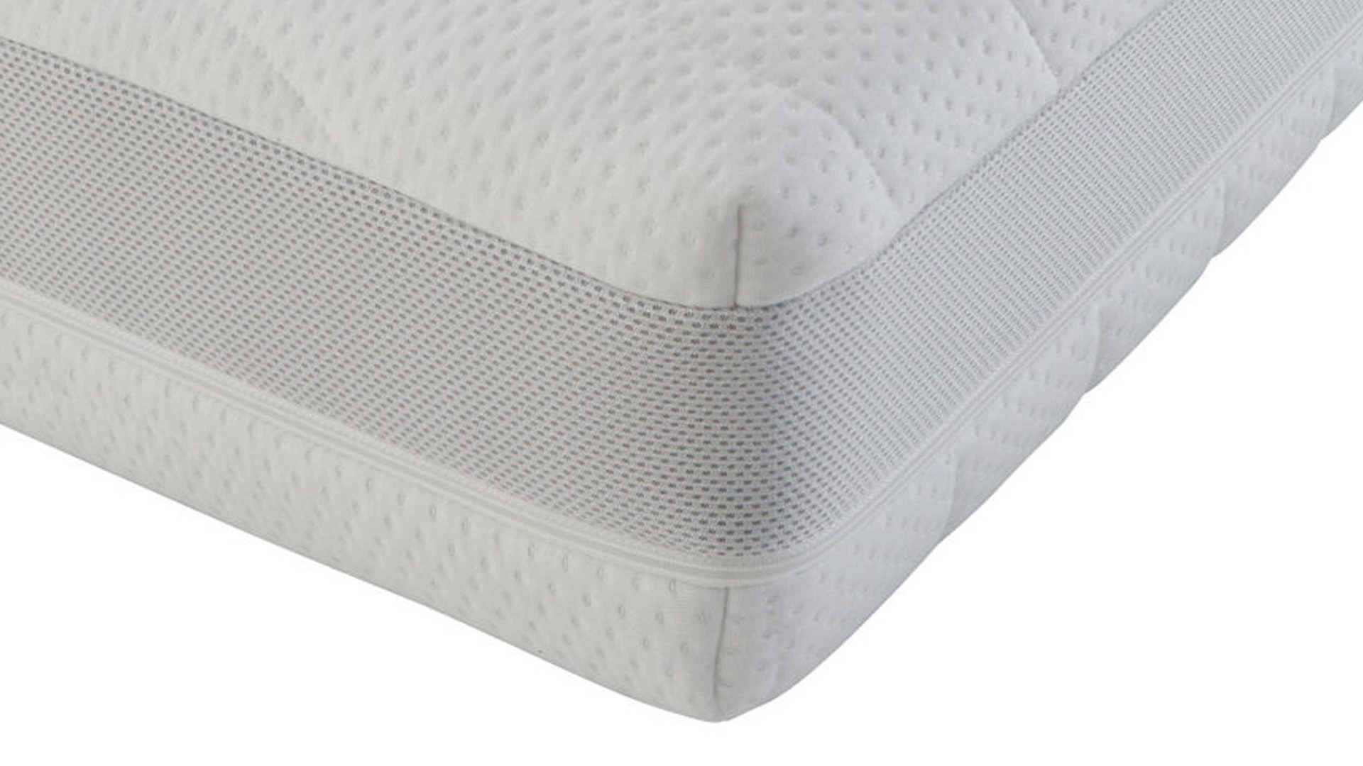 Federkernmatratze Interliving aus Stoff in Weiß Interliving Matratze Medikontur 1911 Taschenfederkern, H3 – Liegefläche ca. 90 x 190 cm