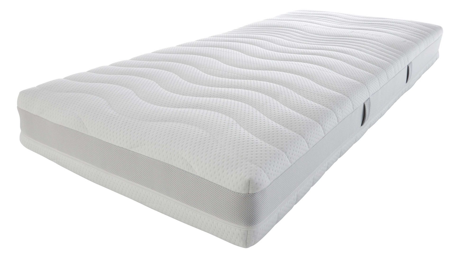 Federkernmatratze Interliving aus Stoff in Weiß Interliving Matratze Medikontur 1911 Taschenfederkern, H2 – Liegefläche ca. 80 x 200 cm