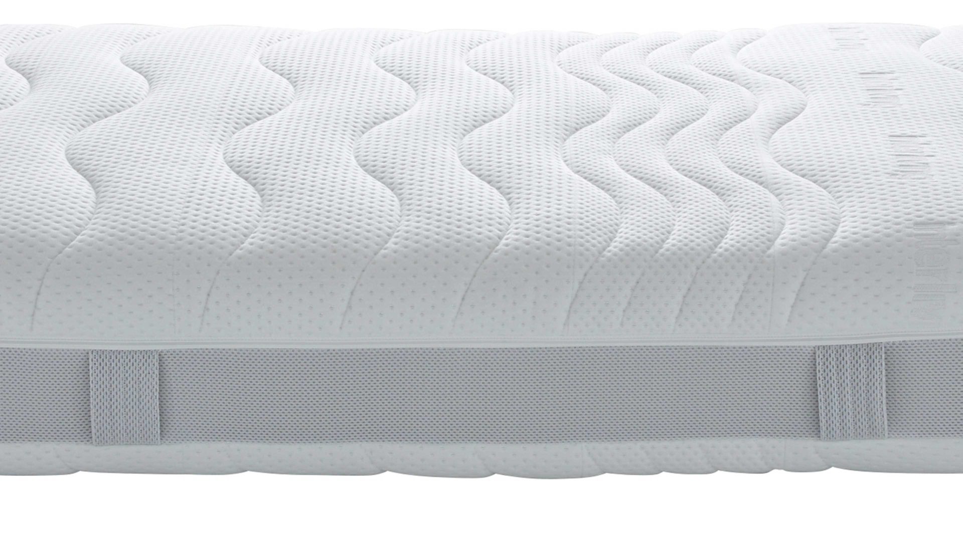 Kaltschaummatratze Interliving aus Stoff in Weiß Interliving Matratze Medikontur 1910 Kaltschaum, H2 – Liegefläche ca. 140 x 200 cm