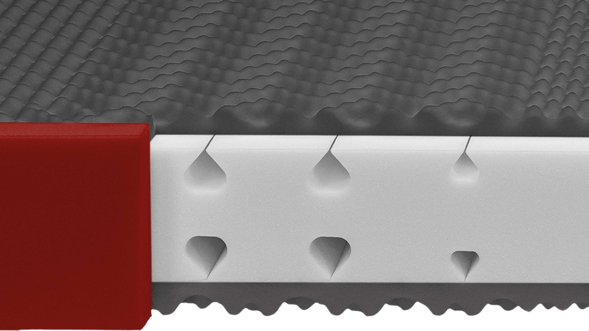 Kaltschaummatratze Interliving aus Stoff in Weiß Interliving Matratze Medikontur 1910 Kaltschaum, H2 – Liegefläche ca. 140 x 200 cm