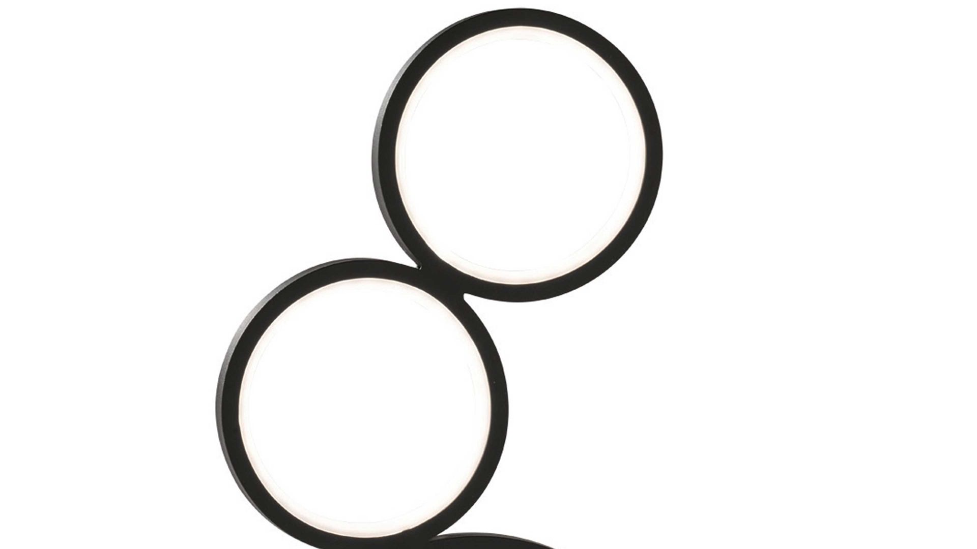 Tischleuchte Trio lighting for you aus Metall in Schwarz Trio Tischlampe Rondo mattschwarzes Metall – Höhe ca. 45 cm