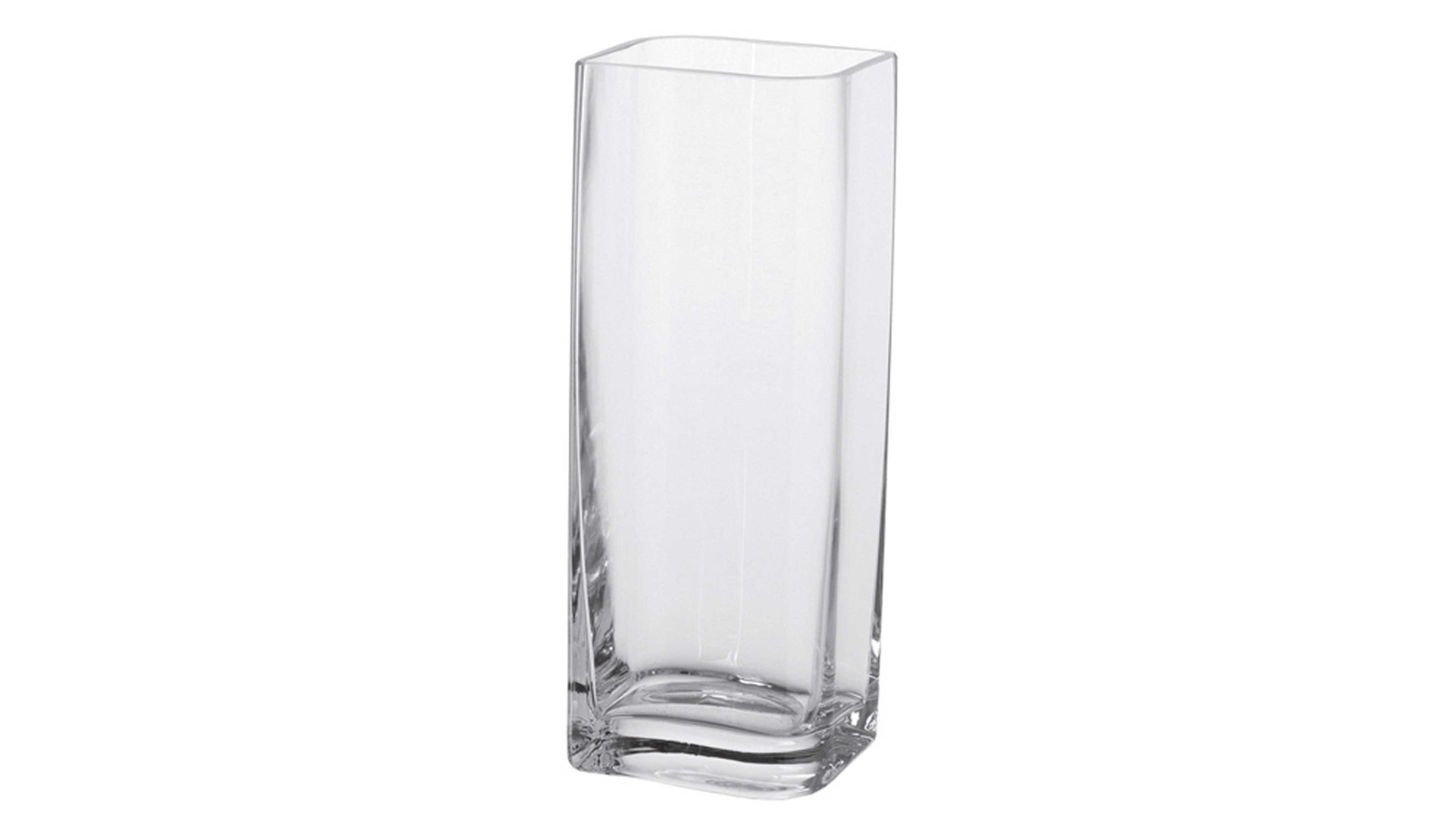 Vase Leonardo | glaskoch aus Glas in Transparent LEONARDO Vase Lucca Klarglas & Rauchschwarz - ca. 30 cm hoch