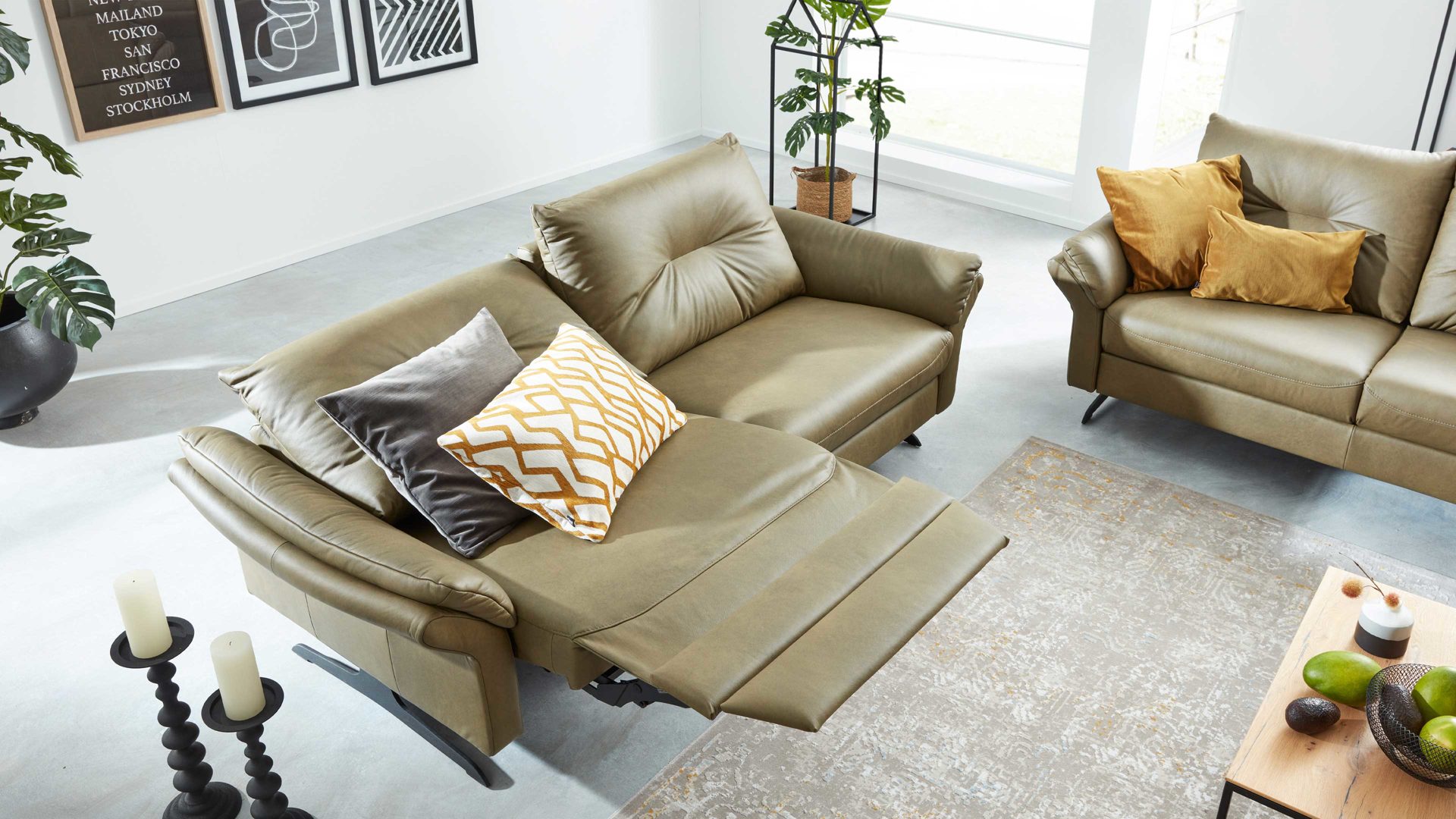 Funktion Interliving aus Metall in Transparent Interliving Sofa Serie 4400 - Motorfunktion Funktions-Mehrpreis