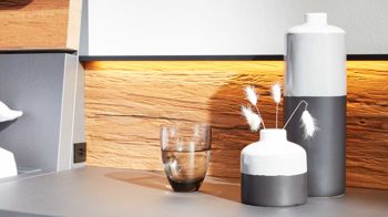 LED-Beleuchtung Interliving aus Kunststoff in Weiß Interliving Schlafzimmer Serie 1025 – Paneel-Beleuchtung 530923 3,2 Watt