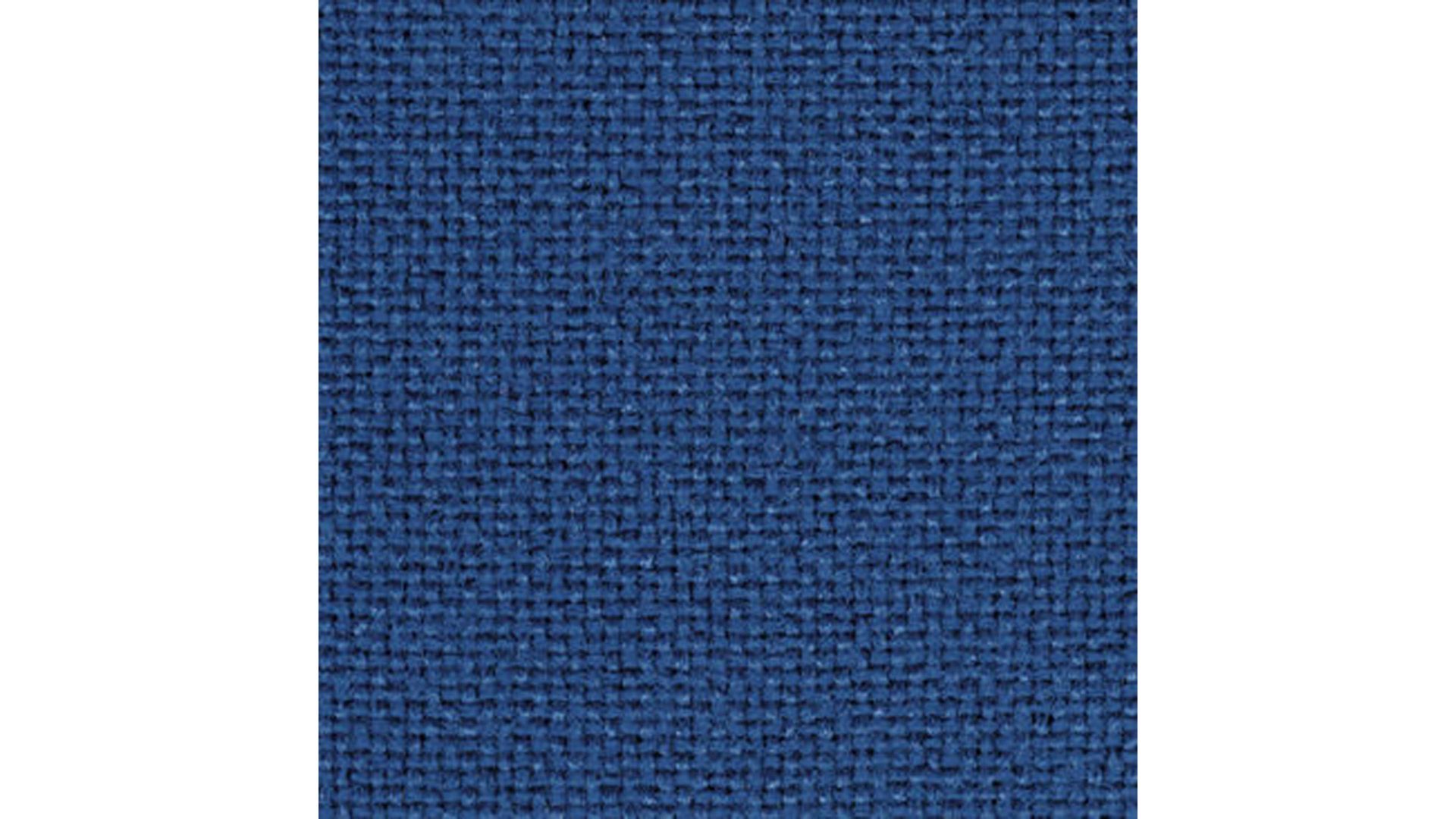 Stapelstuhl Nowystyl aus Stoff in Blau Besucher-Stapelstuhl blauer Stoffbezug & Chromfüße