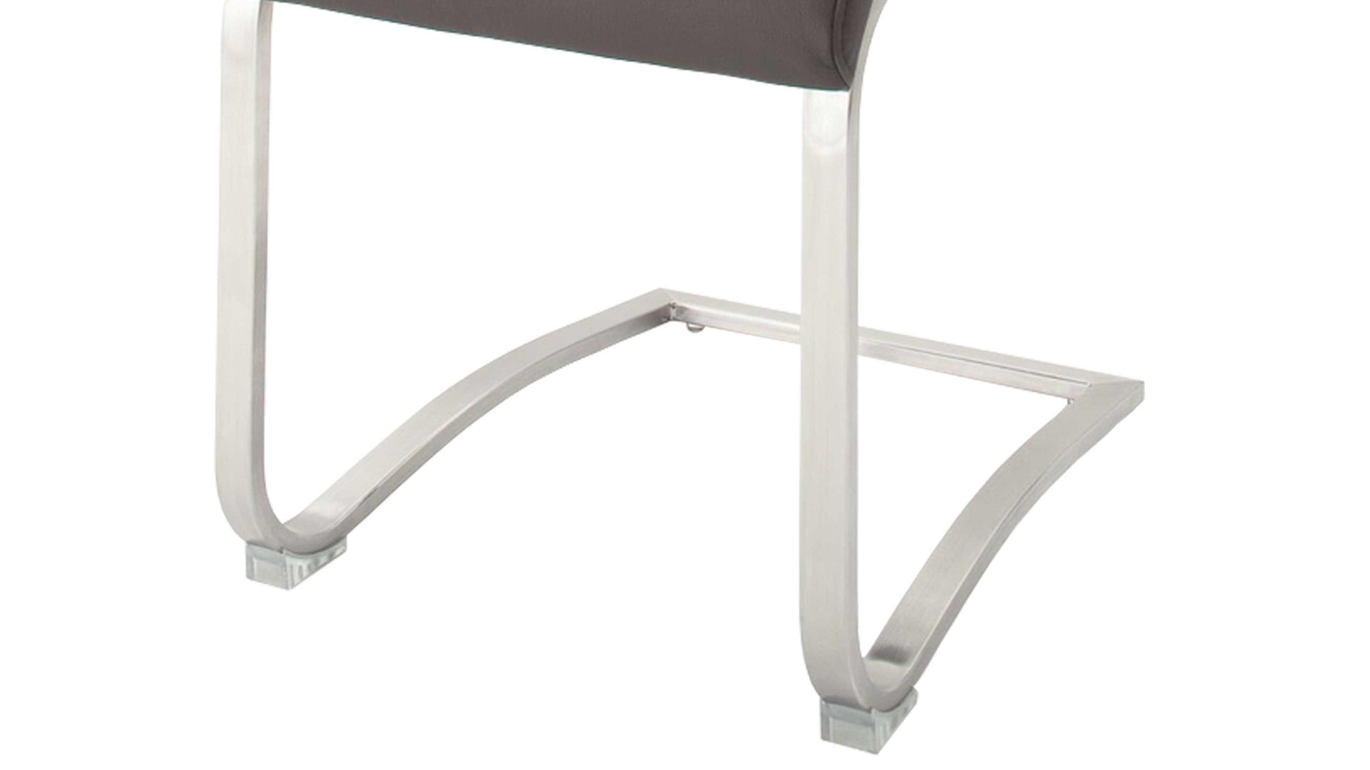 Schwingstuhl Mca furniture aus Stoff in Dunkelbraun Schwingstuhl Artos braunes Kunstleder BX & Edelstahl