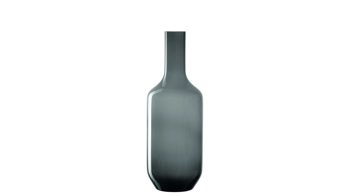 Vase Leonardo | glaskoch aus Glas in Dunkelgrau LEONARDO Vase Milano graues Glas – Höhe ca. 50 cm
