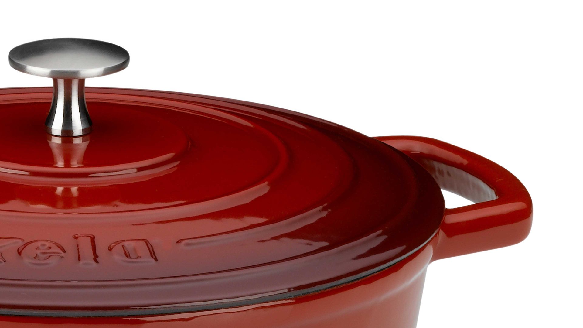 Bräter Kela | keck & lang aus Metall in Rot kela Bräter Calido rotes Gusseisen - ca. 3,8 Liter