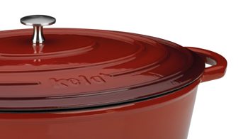 Bräter Kela | keck & lang aus Metall in Rot kela Bräter Calido rotes Gusseisen - ca. 9,3 Liter