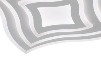 Deckenleuchte Fh fischer & honsel aus Metall in Weiß FH Deckenleuchte Gorden Weiß - ca. 43 x 43 cm