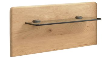 Paneel Interliving aus Holz in Holzfarben Interliving Schlafzimmer Serie 1027 – Paneel Eiche bianco & Rauchglas - ca. 60 x 27 cm