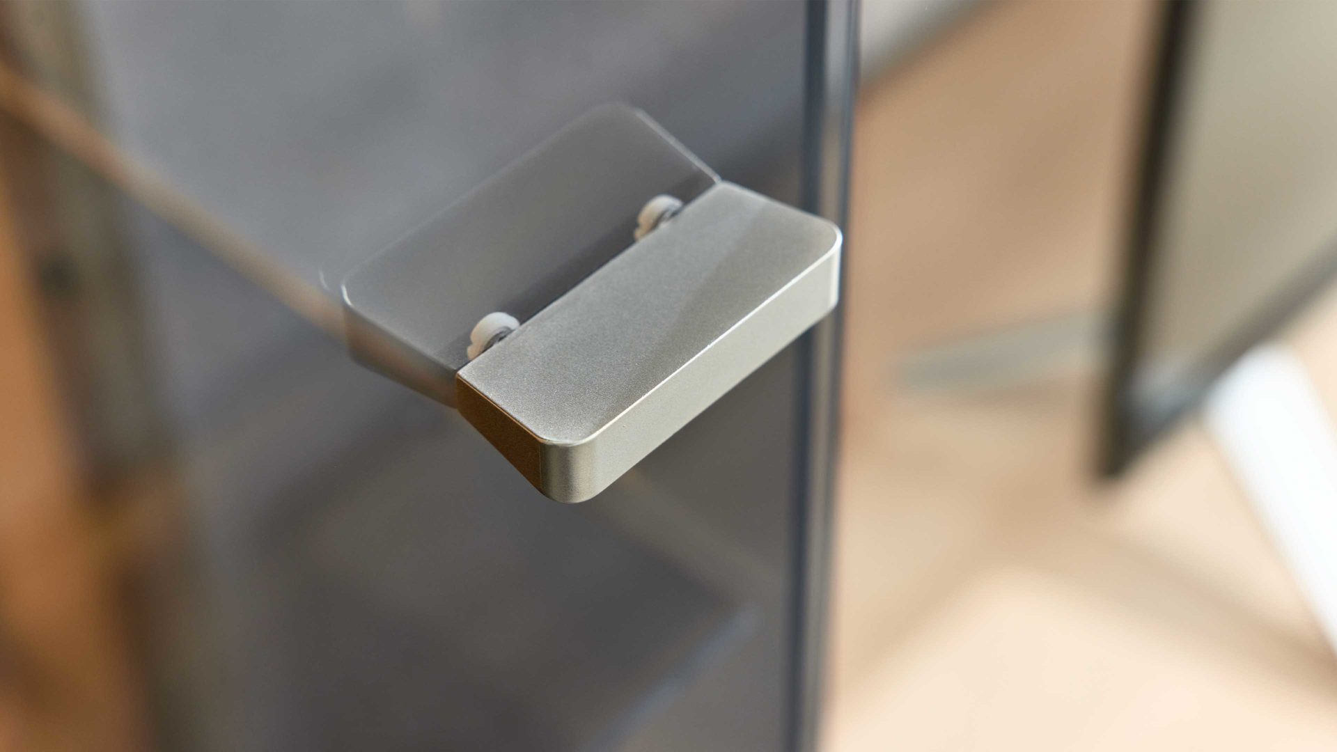 Wohnwand Interliving aus Holz in Holzfarben Hell Interliving Wohnzimmer Serie 2110 - Wohnwand Naturbuche - sechsteilig, Breite ca. 315 cm