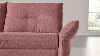 Ecksofa Interliving aus Stoff in Pink Interliving Sofa Serie 4400 - Ecksofa pastellvioletter Bezug GCP 8 - Stellfläche ca. 167 x 296 cm