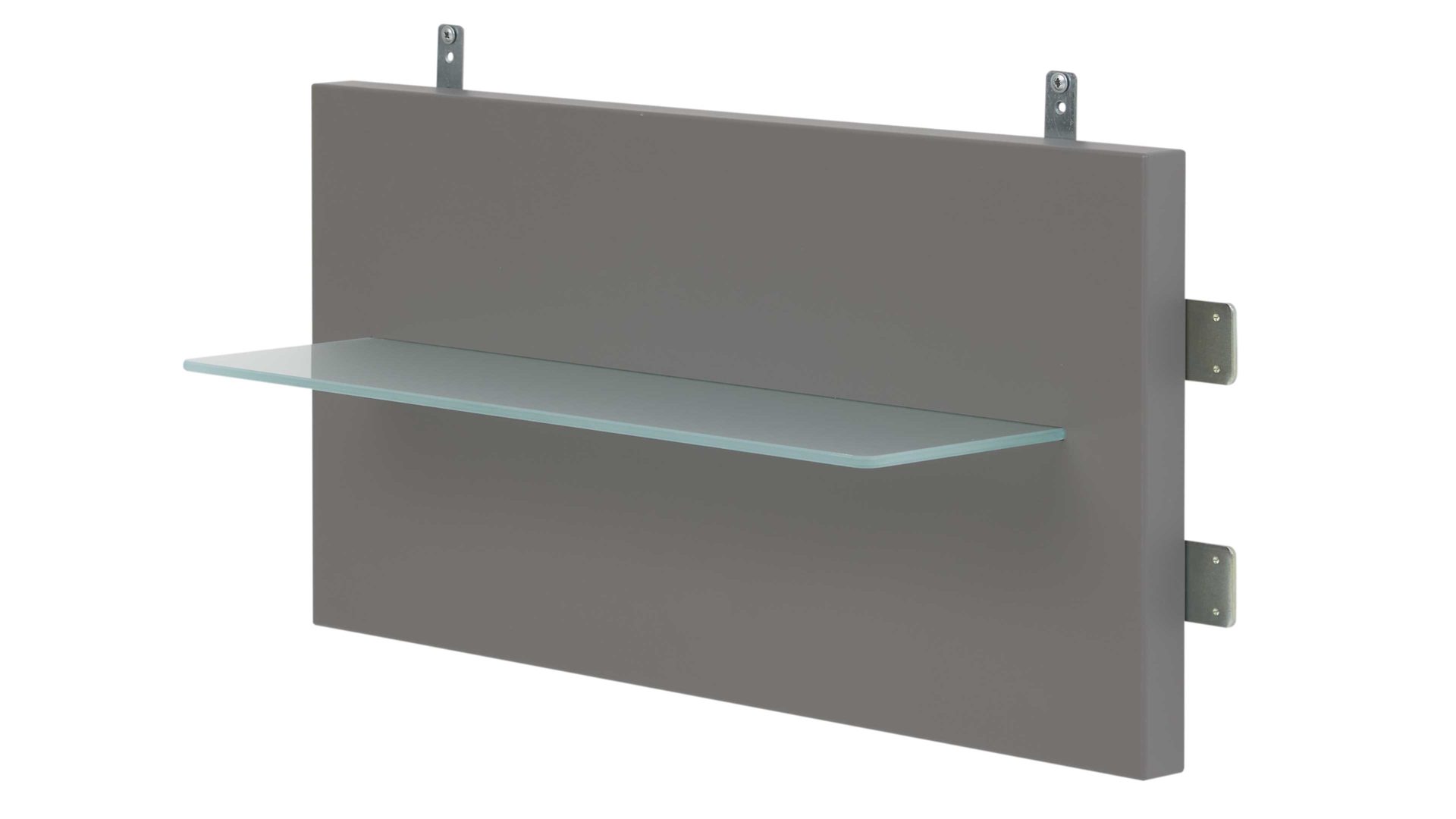 Paneel Interliving aus Holz in Dunkelgrau Interliving Kleiderschrank Serie 1207 – Paneelaufsatz 20216 links - Manhattan, Breite ca. 60 cm