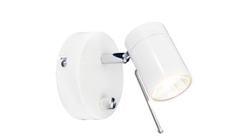 Wandleuchte By rydens aus Metall in Weiß BY RYDÉNS Leuchten Serie Correct - Wandleuchte weißes Metall - Länge ca. 11 cm