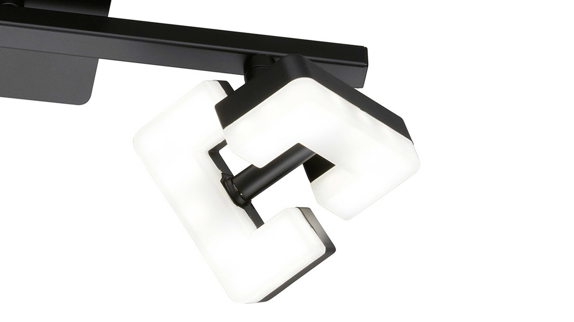 Strahler / Spot Fh fischer & honsel aus Metall in Schwarz FH Leuchten Serie Ray - Deckenlampe als Deckenstrahler sandschwarzes Metall - Länge ca. 34 cm