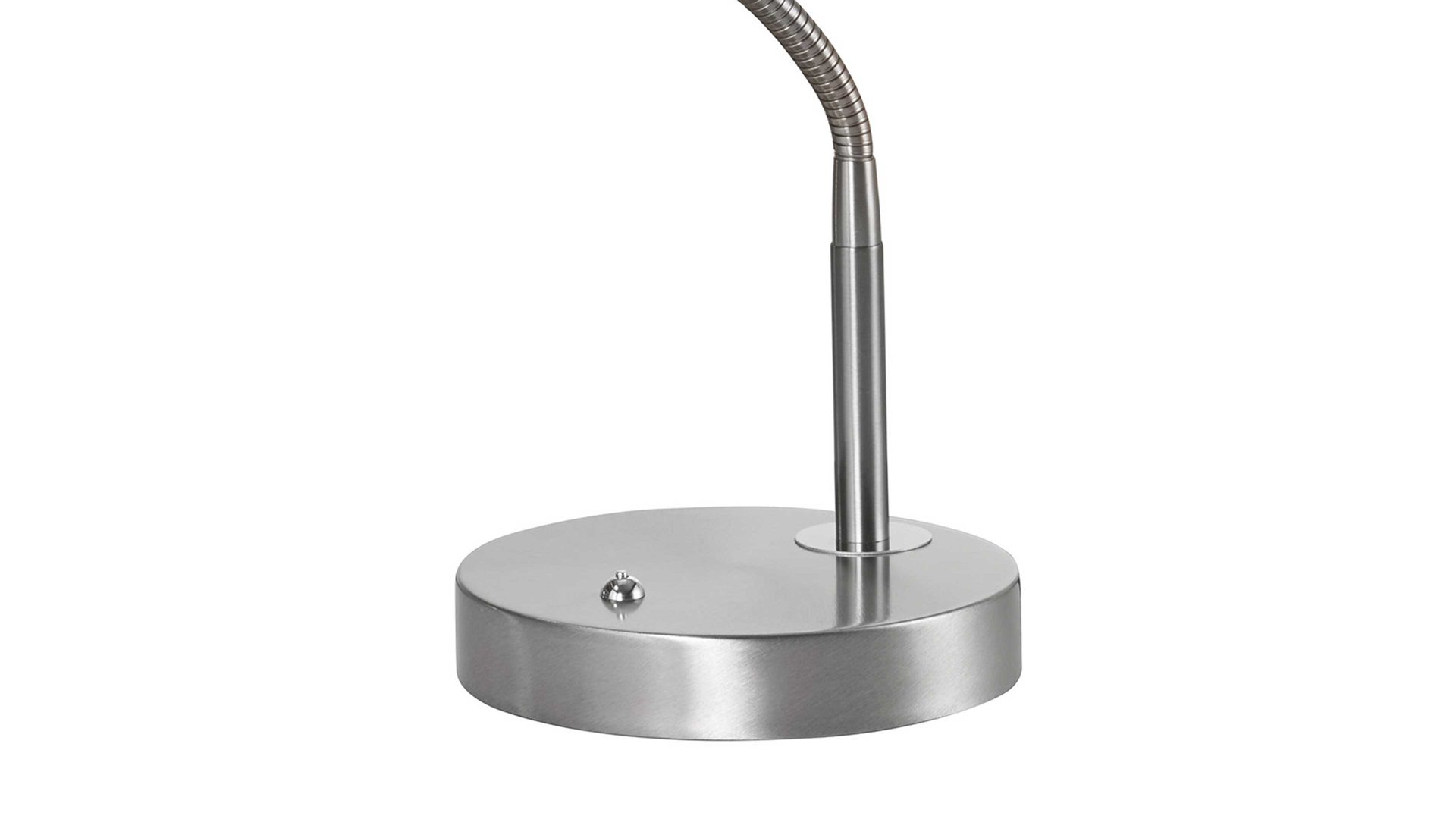 Tischleuchte Fh fischer & honsel aus Metall in Nickel FH Leuchten Serie Tralli - Tischlampe auch als Schreibtischleuchte Nickel matt - Höhe ca. 60 cm