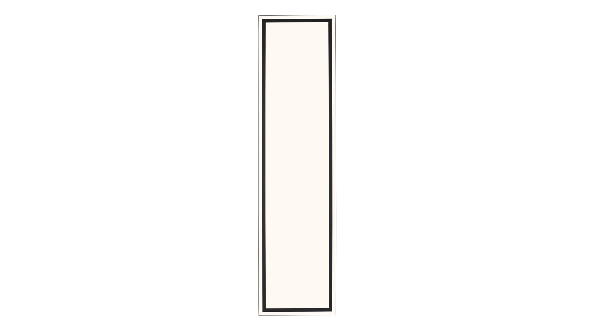 Deckenleuchte Just light. (leuchtendirekt) aus Metall in Schwarz JUST LIGHT. Leuchten Serie Tuya - per App steuerbare Deckenlampe schwarzes Metall & weißes Acryl - ca. 120 x 30 cm