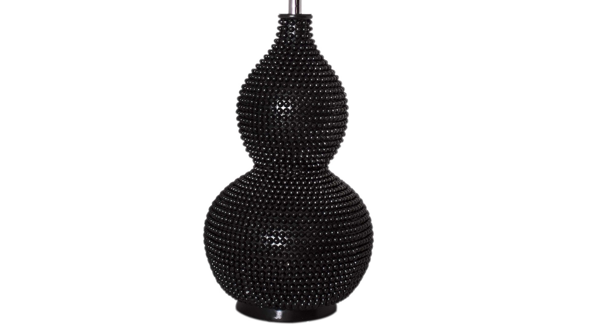 Tischleuchte By rydens aus Kunstharz in Schwarz BY RYDÉNS Leuchten Serie Lofty - Tischleuchte Schwarz & Schwarz - Höhe ca. 57 cm