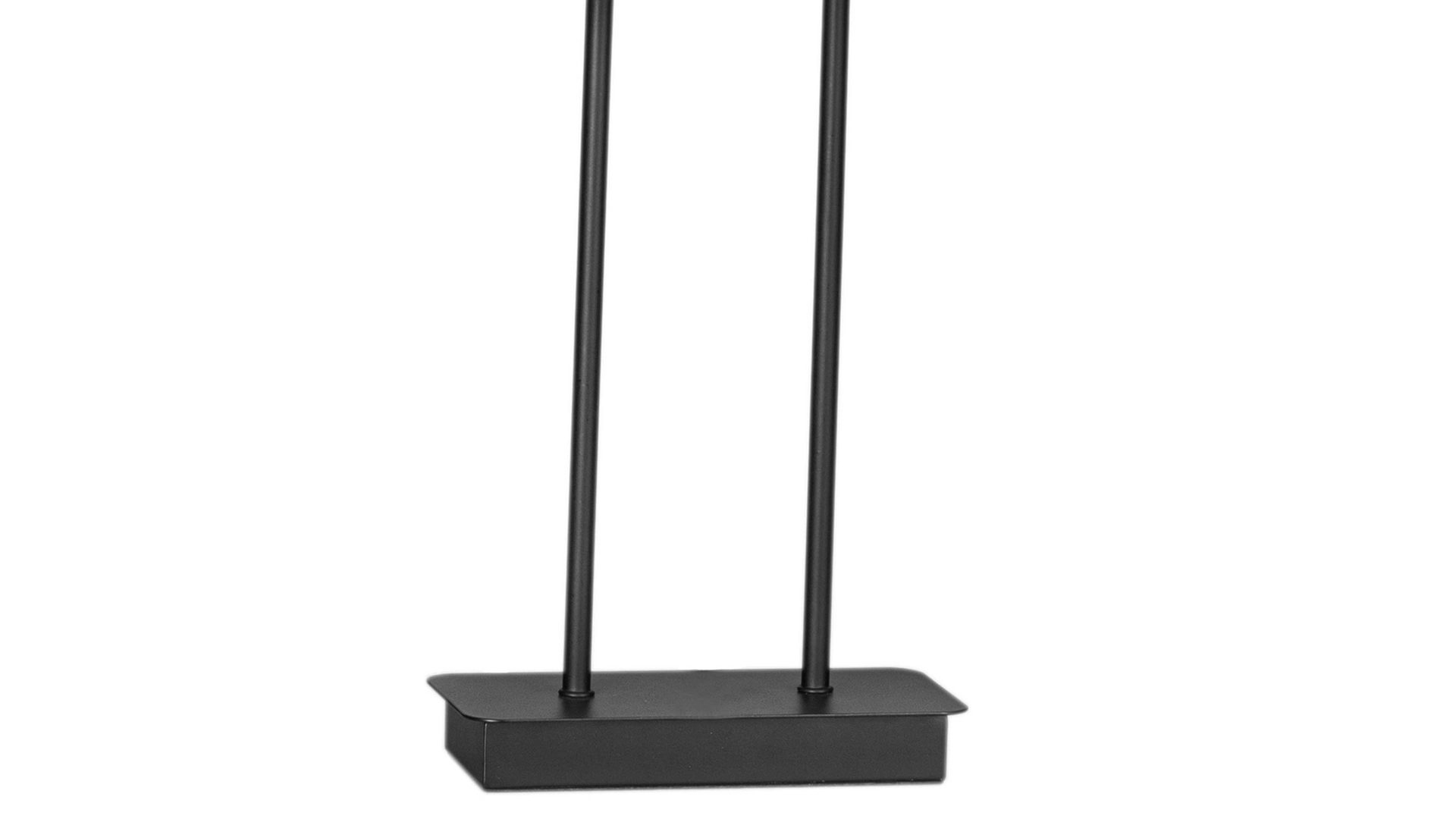 Tischleuchte By rydens aus Stoff in Schwarz BY RYDÉNS Leuchten Serie Luton - Tischleuchte Weiß & Schwarz - Höhe ca. 56 cm