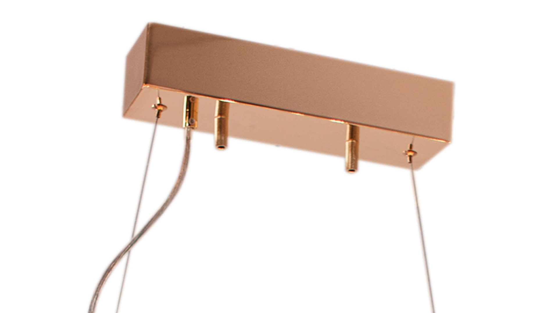 Pendelleuchte By rydens aus Glas in Braun BY RYDÉNS Leuchten Serie Splendor Bar - Hängeleuchte amberfarbenes Glas - Länge ca. 124 cm