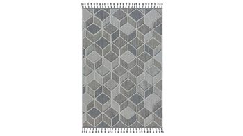 Outdoor-Teppich Golze | astra aus Kunstfaser in Grau ASTRA® Teppich Trevi blau-graues Rautenmuster - ca. 160 x 230 cm