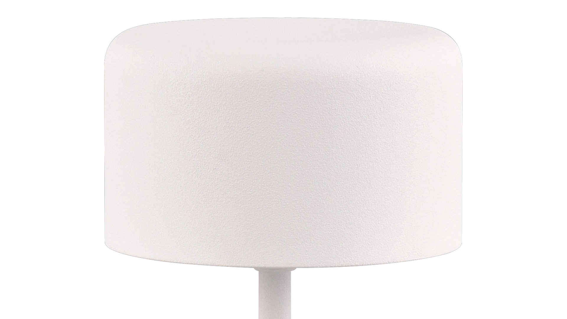 Tischleuchte Reality leuchten aus Metall in Weiß RL Akku-Tischleuchte Jeff weißes Metall - Höhe ca. 30 cm