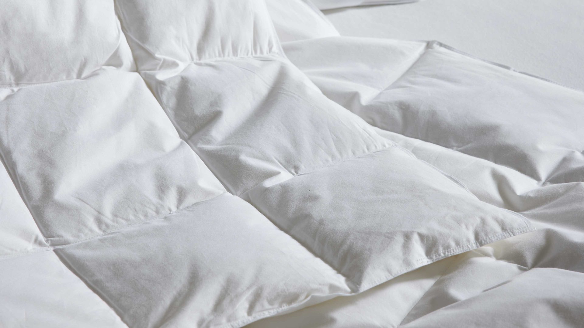 Daunendecke Interliving aus Stoff in Weiß Interliving Bettdecke Serie 9204 - Daunendecke als Sommerbett extraleicht, ca. 360 g Daunen - ca. 200 x 200 cm