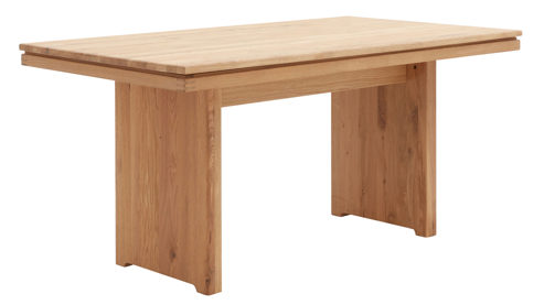 Esstisch Decker aus Holz in Holzfarben DECKER Volterra Plus - Massivholztisch bzw. Esstisch biancofarbene Wildeiche – ca. 140 x 90 cm
