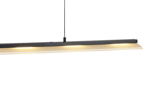 Pendelleuchte Just light. (leuchtendirekt) aus Metall in Schwarz JUST LIGHT. Hängelampe Nele schwarzes Metall - Länge ca. 100 cm