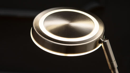 Stehleuchte Fh fischer & honsel aus Metall in Schwarz FH Stehlampe Sorento sandschwarzes Metall - Höhe ca. 182 cm