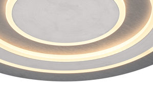 Deckenleuchte Globo lighting aus Metall in Anthrazit GLOBO Deckenleuchte Jayden Anthrazit & Opal – Durchmesser ca. 48 cm