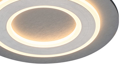 Deckenleuchte Globo lighting aus Metall in Anthrazit GLOBO Deckenleuchte Jayden Anthrazit & Opal –Durchmesser ca. 32 cm