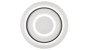 Deckenleuchte Reality leuchten aus Metall in Weiß RL Deckenlampe Jora Weiß & Schwarz - Durchmesser ca. 60 cm