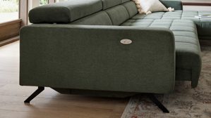 Funktion Interliving aus Metall in Transparent Interliving Sofa Serie 4303 – Sitztiefenverstellung motorisch