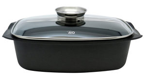 Bräter Elo® aus Metall in Schwarz ELO® Bräter Alucast Aluminiumguss – ca. 40 x 22 cm