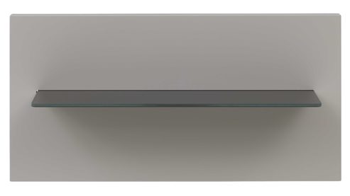 Paneel Interliving aus Holz in Hellgrau Interliving Schlafzimmer Serie 1207 – Paneel 30426 rechts, Breite ca. 46 cm - Satingrau