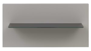 Paneel Interliving aus Holz in Hellgrau Interliving Schlafzimmer Serie 1207 – Paneel 30426 rechts, Breite ca. 46 cm - Satingrau